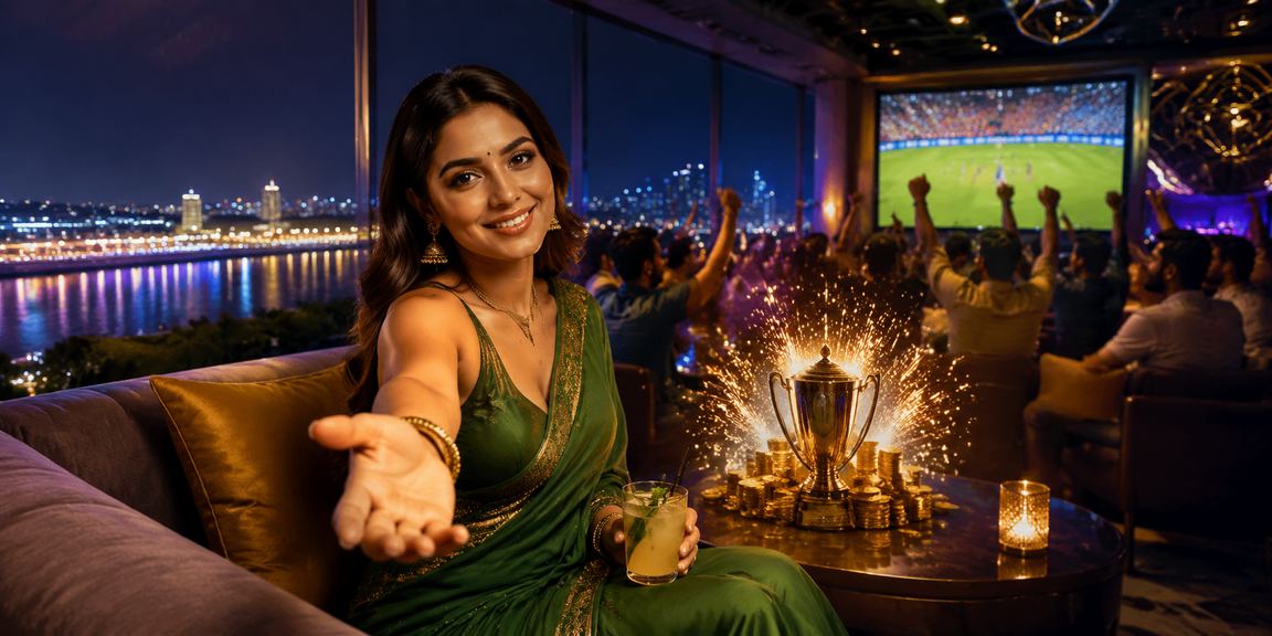 Cricket bat and ball symbolizing Indian sports culture